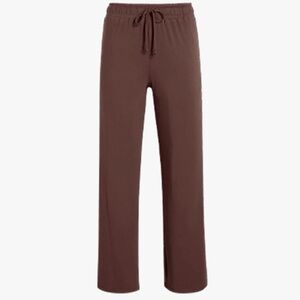 nuuds Women's Brown Pajama Pants Size Small Loungewear Cozy High Rise Relaxed